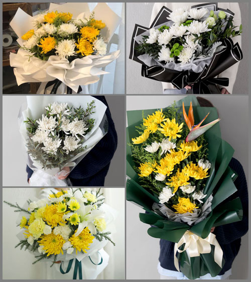 陕西宝鸡市麟游县天堂镇白事花束代送